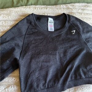 Gymshark Charcoal Cropped Top